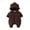 Coffee, variant on LYHao Girls Down Jumpsuit Infant Winter Wear Baby Thermal Romper Snowsuit Thickened Warm Outfit Full Cozy Girls Down Coats,Sizes 18-24 Months