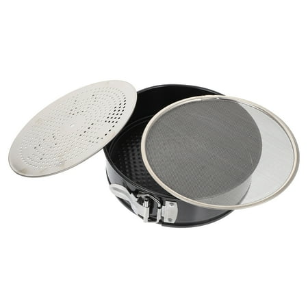 

Flour Sifter Powder Sugar Sifter Flour Sieve Flour Sifting Strainer Baking Filter1 Set 3-in-1 Useful Flour Sifter Stainless Steel Kitchen Baking Powdered Sieve