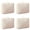 B-4PCS, variant on Comforter Storage Bag, Self Compression Storage Bags 40x30cm, Space Saving Vacuum Bags for Comforters Blankets Duvets, Heavy Duty Zippered Organizer for Bedding Pillows Sheets Clothes, Travel & Home