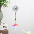 thumbnail image 6 of TFYZYY Crystal Suncatcher Wind Chime, Multicolor Iron Pendant with AB Beads, Garden Decor for Indoor/Outdoor Use, 13.8in, Festive Home Accent, 6 of 6