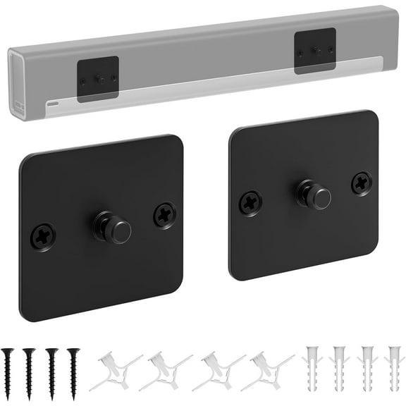 Aiweiwa Heavy-Duty Mount Bracket for Sonos Playbar Wall Mount Under TV for Space Saving, Black
