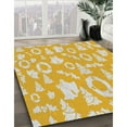 thumbnail image 2 of Ahgly Company Indoor Rectangle Patterned Harvest Gold Novelty Area Rugs, 2' x 3', 2 of 6