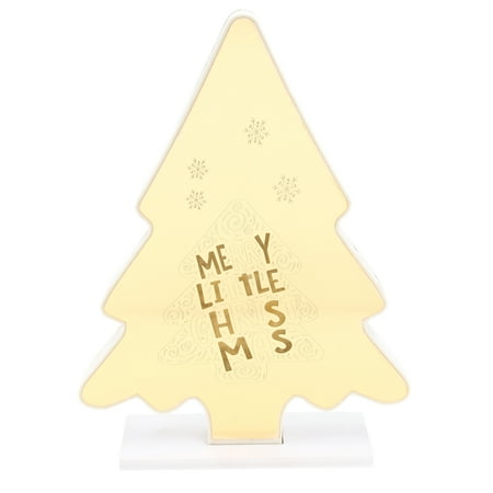 

1pc Xmas Desk Lamp Decorative Christmas Tree Shape Light Scene Pendant Decor
