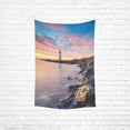 thumbnail image 2 of CADecor Lighthouse Sunset Wall Tapestry Bedspread Dorm Decor Art 40x60 inches, 2 of 2