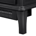 Duraflame Portable Infrared Quartz Electric Fireplace Stove Heater for Warm Indoor Home, Black