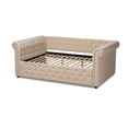 thumbnail image 5 of Baxton Studio Mabelle Modern and Contemporary Beige Fabric Upholstered Full Size Daybed, 5 of 8