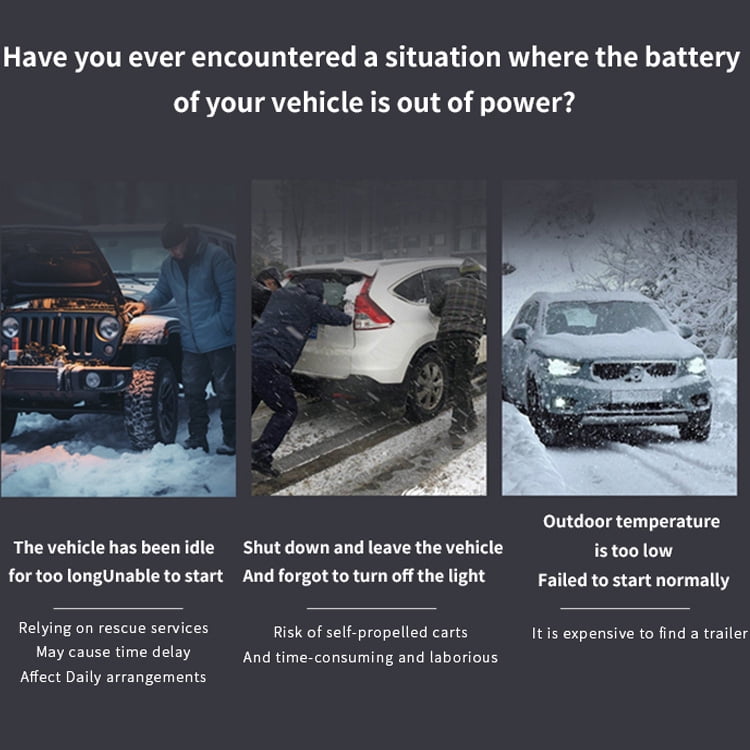 7200A 6-in-1 Multi-Function Emergency Jump Starter with Air Compressor 150PSL Portable Car Battery Starter Digital Tire Inflator for 2.64 Gallon Gasoline or 2.38 Gallon Battery Vehicles