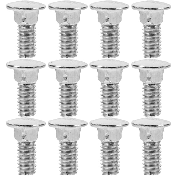 ETEREAUTY 100Pcs Zinc Plated Carbon Steel Carriage Bolts for Case Fan and Heavy Load Use
