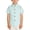 Light Green, variant on Toddler Boys Button Down Dress Shirt Short Sleeve Stripe Casual Beach Summer Pocket School Party Wedding Comfortable Lightweight Soft Everyday Photos Gift Holiday