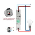 thumbnail image 3 of 1P TUYA APP Smart Energy Power Consumption KWh Meter Circuit Breaker Time Relay Switch Leakage Voltage Protection ,Long Lasting, 3 of 6