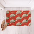thumbnail image 1 of Opossum Fleece Bath Mat Non Slip,Cartoon Possum Bathroom Rug Carpets Polyester,Watercolor Hand Painted Print Entryway Door Mat for Bathroom Floor Indoor,18Wx30L Inches, 1 of 6