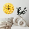 thumbnail image 6 of Yellow Ducklings Clock Wall Decor Cute Cartoon Design 10-Inch Silent Wooden Wall Clock, Battery Operated (AA Batteries Not Included), Artistic Home Decor, 6 of 7