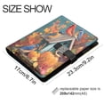 thumbnail image 3 of Leather Notebook with Pen Holder Writing Notepad Includes 100 Pages Lined Journal Birdhouse and Colorful Birds, 3 of 6