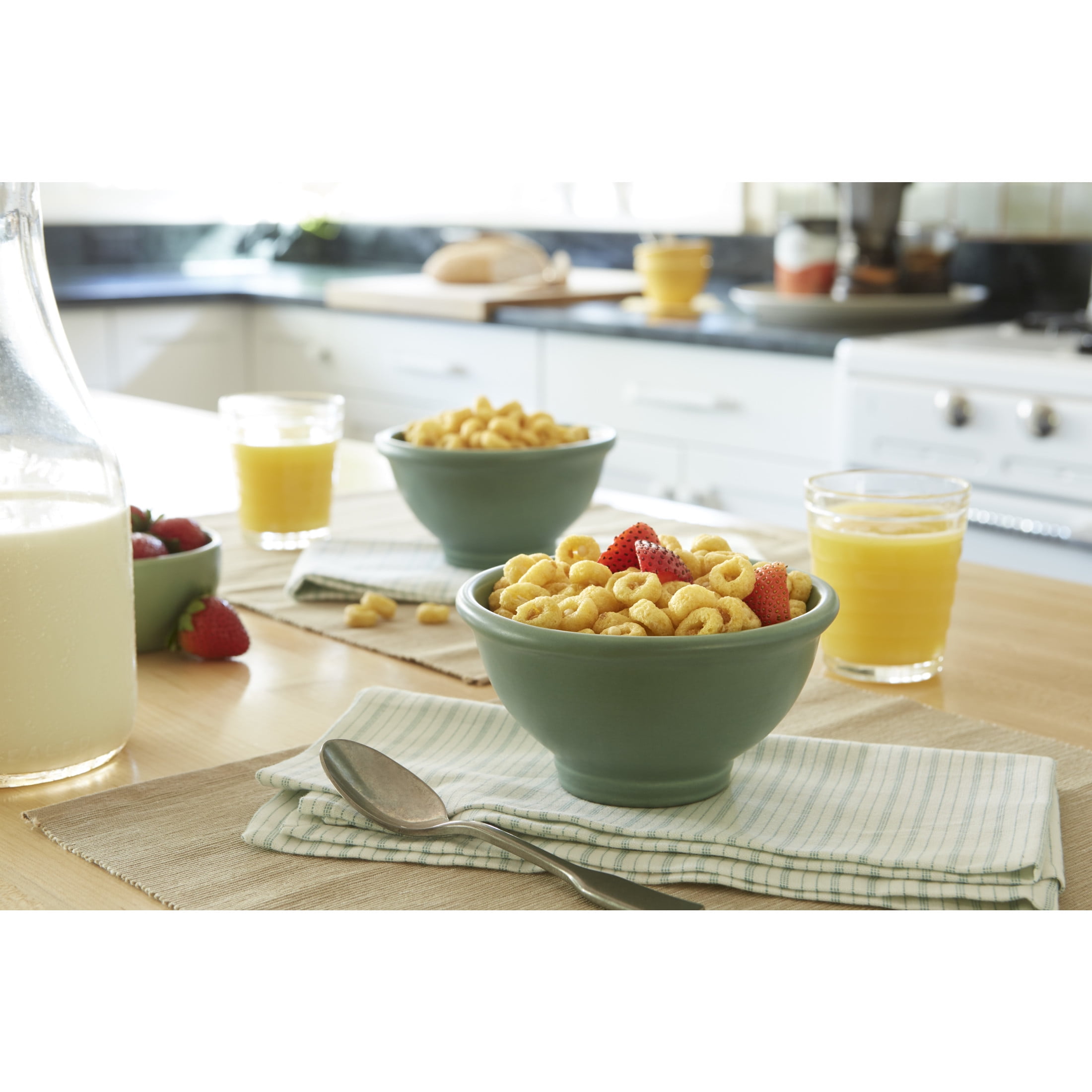 Honey Ohs! Family Size Cereal, Sweetened Honey Cereal, Crunchy 20 oz Box