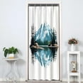 thumbnail image 3 of Snow Mountain Shower Curtain Pine Forest Lake Reflection Image Nature Landscape Shower Curtains for Bathroom Decor Waterproof Fabric Set with Hooks, 36x72 Inch, 3 of 6