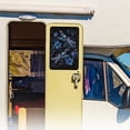 thumbnail image 3 of XYZCANDO Floral Dragonfly RV Door Window Shade Stylish RV Decor Foldable RV Sun Shade for Women RV Window Curtains for Inside Camper Camper Blackout Shades Fits for RV Interior Door Window Black, 3 of 7