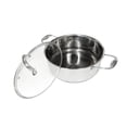 thumbnail image 2 of Cacerola de Acero Inoxidable Westinghouse Black Signature 26cm con tapa de cristal plateado, 2 of 5