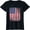 Black, variant on USA Flag 4th July American Red White Blue Star Stripes 4 Day Gift T-Shirt