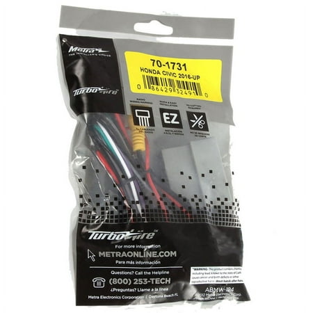 Metra - Radio Harness for Select 2015-2022 Honda Civic CR-V Fit - Multi