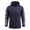 Dark Blue, variant on Vibrex Mens Windproof Jacket Waterproof Lightweight Hiking Sport Jacket for Men Hooded Windbreaker Raincoat Color Blocking Detachable Hooded Sports Long Sleeved Jacket with Pocket Warm Coats