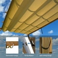 thumbnail image 5 of TSKER Outdoor Retractable Pergola with Weather-Resistant Sun Shade Canopy, Aluminum Pergola Gazebo for BBQ, Party, Wedding, Patio, Backyard, Deck, Garden, 5 of 6