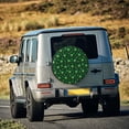 thumbnail image 5 of Haiem Spare Tire Cover , Wheel Cover with Happy St. Patrick's Day printed, Camper Spare Tire Cover Fit for Jeep Wrangler Rv SUV Truck Travel Trailer-15 inch, 5 of 6
