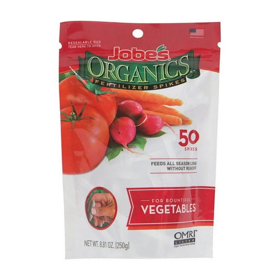 1 Pc, Jobe'S Organic Spikes Vegetables Root Feeder 8.81 Oz