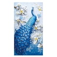 thumbnail image 1 of DIY Diamond Painting, Diamond Embroidery, Animal, Peacock, Full, Rhinestone, 5D Diamond Mosaic, Decoration, 1 of 8