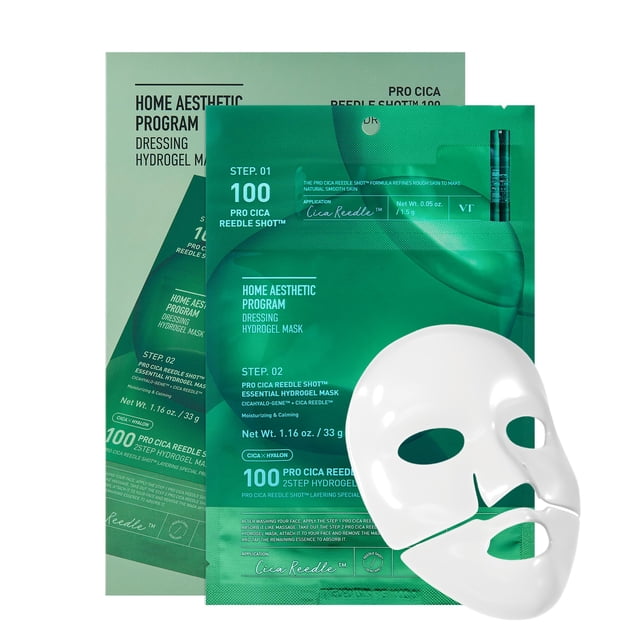 Máscara de hidrogel VT COSMETICS Pro Cica Reedle Shot 100, 4 unidades