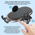 thumbnail image 4 of Phone Holder Air Outlet Car Phone Charging Pad Adjustable Mobile Charger Bracket, Gold, Air Outlet Workhe, 4 of 9