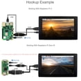 thumbnail image 4 of 7inch HDMI LCD (H) (with case) 1024x600 Capacitive Touch Screen IPS Display HDMI Monitor with Toughened Glass Cover Case for Raspberry Pi 4/3/2/1 B B+ A+/Jetson Nano/Windows 10, 4 of 4