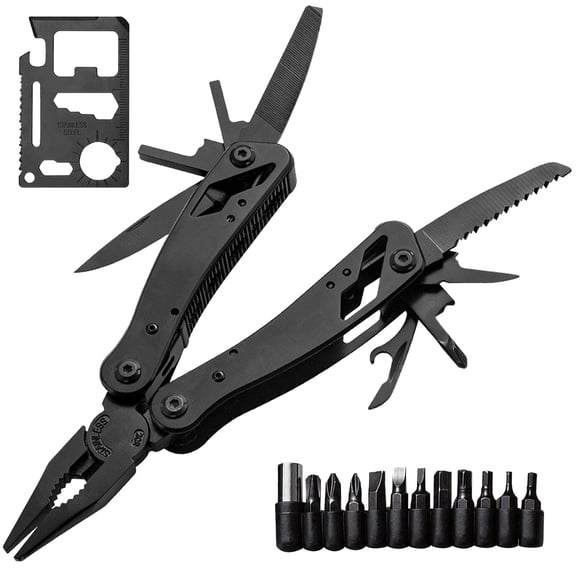 Multi-Function Tool Pliers Outdoor Camping Folding Pliers Stainless Steel Mini Combination Knife Pliers Mountaineering, Home & Vehicle Storage - The Perfect Gift for Men