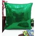 thumbnail image 3 of Yuga Home Décor Throw Pillow Decorative Cushion Cover Dense Sequin Embroidered Case 18 X 18 Inches, 3 of 5