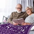 thumbnail image 5 of 30th Anniversary Wedding Gifts Blanket 60"x50" - 30th Anniversary Wedding Gifts for Couples/Wife - Romantic Gifts for Her - 30th Anniversary Decorations - 30th Anniversary Wedding Gift Ideas, 5 of 5