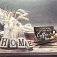 thumbnail image 4 of Wood Coffee Sign Latte Mocha Java Letter Coffee Cup Wall Decor Retro Coffee Bar Wooden Wall Decor Farmhouse Coffee Shop Wall Coffee Decorations for Kitchen Coffee Shop Wall Decor 7.68x11.8 Inch, 4 of 6