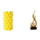 thumbnail image 1 of Jarrón de flores,Jarrón de flores para decoración del hogar,adorno de mesa de porcelana,Jarrón geométrico creativo para decoración de escritorio de oficina,Escultura abstracta de, 1 of 8