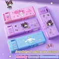 thumbnail image 5 of Sanrio Cinnamoroll Multifunction Pencil Case Large Capacity Pencil Box Coded Lock Students'Supply Children New Term Gift Genuine, 5 of 5