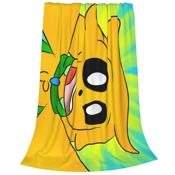 Cartoon animation blanket sofa blanket picnic travel soft bed blanket light flannel bedroom living room