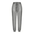 thumbnail image 6 of Roncen Women's Solid Velour Tracksuit Set - Casual Comfort Long Sleeve Round Neck Top & Elastic Cuff Jogger Pants with Pockets, Soft Velour Fabric, 6 of 9