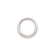 thumbnail image 2 of Auriga Fine Jewelry 14K White Gold 3mm Milgrain Half Round Women's Wedding Band Size 7.5, 2 of 6