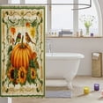 thumbnail image 3 of Manfei Thanksgiving Print Shower Curtain 72Wx72L,Cartoon Skull Bathroom Curtain, 3 of 5