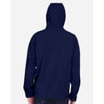 thumbnail image 3 of North End 88166 Men's Glacier Insulated Three-Layer Fleece Soft Shell Hood Jacket-Classic Navy-XL, 3 of 5