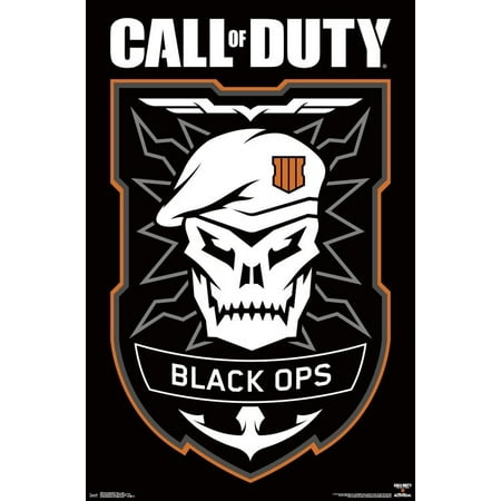 Call Of Duty Black Ops 4 Logo Poster Print Walmartcom