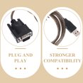 thumbnail image 4 of Usb To Rs232 Com Serial Cable Black For Computers Industrial Use 1Pack 59X0.94X0.67In, 4 of 8
