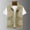 Khaki, variant on Men's Thin Stand Collar Vest Lightweight Outdoor Work Cargo Jacket Multi-bag Sleeveless Outwear