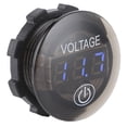thumbnail image 4 of Digital Voltmeter, Energy-saving Voltage Meter With Touch Switch For Monitor The Voltage For Car Motorcycles, Boats Blue, 4 of 8