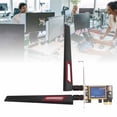 thumbnail image 1 of PC   Adapter Card, High Speed Stable  4.0 PCI Express X1 WiFi Card 2.4GHz 5GHz Wide Range  for Computer, 1 of 8