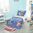 thumbnail image 2 of Everyday Kids Modern Hand Tufted Letter Print Area Rugs, 30" x 17.75", 2 of 4