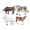 C, variant on 4pcs Cattle Figurine Simulated Bull Realistic Animals Cow Educational Figurine for Kids Ages 3-8 - A
