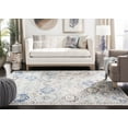 thumbnail image 4 of SAFAVIEH Square Rug 4' - Madison Collection - Transitional Modern Design, Ivory & Aqua, Non-Shedding & Easy Cleaning, Ideal for Living Room, Bedroom, Dining Space (MAD611A), 4 of 17